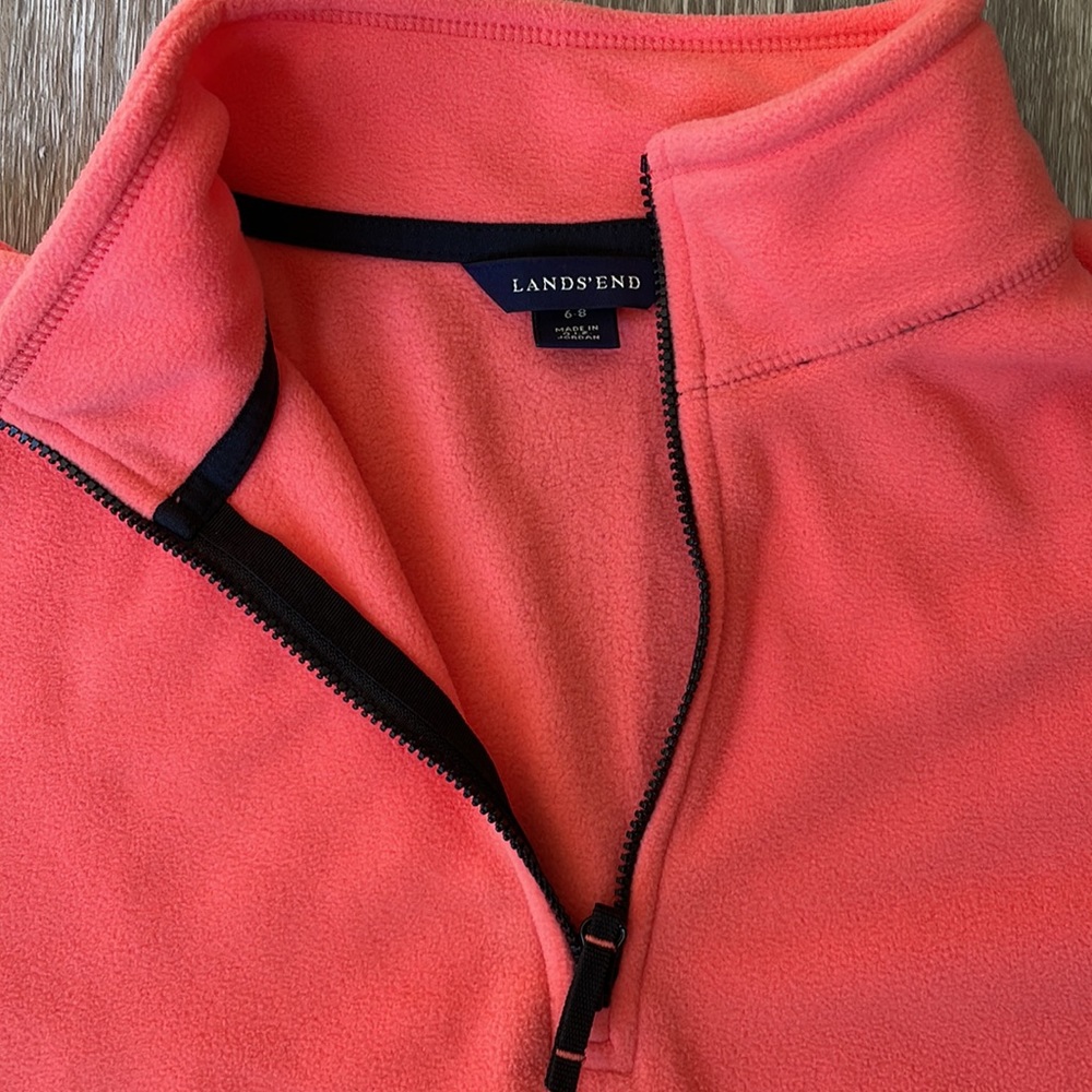 Land’s End Fleece Pullover Long Sleeve - Picture 2 of 4